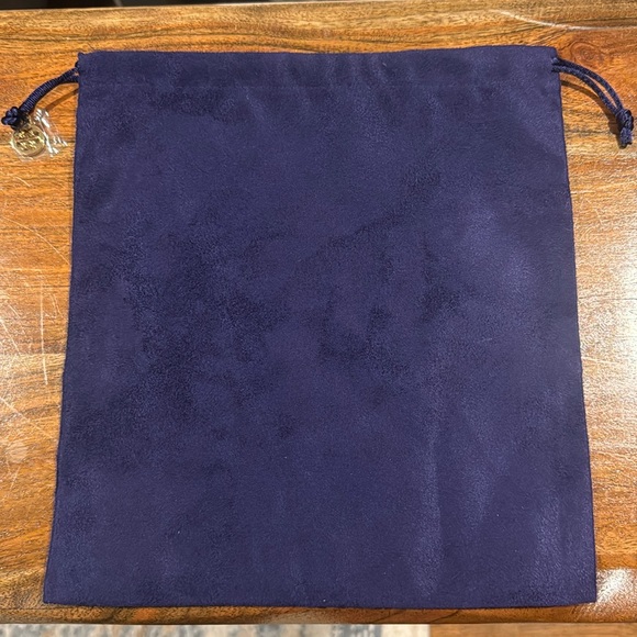 Tory Burch authentic purple Bag Fabric Pouch for wallet/ small purse / keychain - Picture 1 of 4